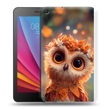 Силиконовый чехол на Huawei MediaPad T2 7.0 с принтом Милая сова