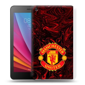 Силиконовый чехол на Huawei MediaPad T2 7.0 с принтом Manchester United