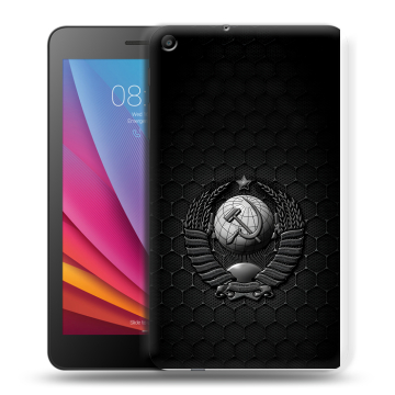 Силиконовый чехол на Huawei MediaPad T2 7.0 с принтом Герб Флаг СССР Силиконовый чехол на Huawei MediaPad T2 7.0 с принтом Герб Флаг СССР