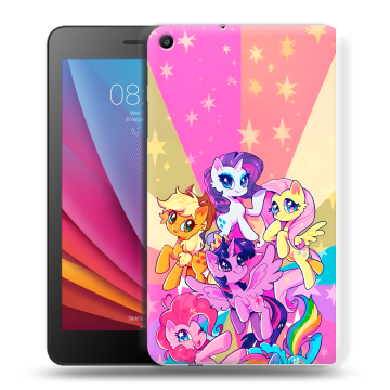 Силиконовый чехол на Huawei MediaPad T2 7.0 с принтом My little pony Дружба чудо