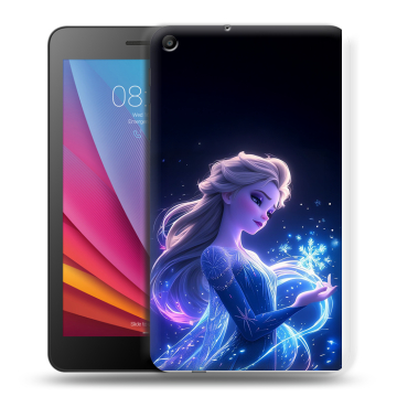 Силиконовый чехол на Huawei MediaPad T2 7.0 с принтом Холодное сердце Frozen