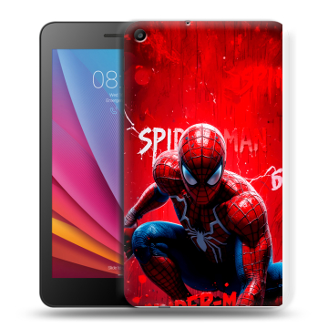 Силиконовый чехол на Huawei MediaPad T2 7.0 с принтом Spiderman Человек паук Силиконовый чехол на Huawei MediaPad T2 7.0 с принтом Spiderman Человек паук