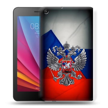 Силиконовый чехол на Huawei MediaPad T2 7.0 с принтом Флаг России Силиконовый чехол на Huawei MediaPad T2 7.0 с принтом Флаг России