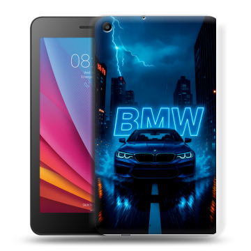 Силиконовый чехол на Huawei MediaPad T2 7.0 с принтом BMW БМВ Силиконовый чехол на Huawei MediaPad T2 7.0 с принтом BMW БМВ