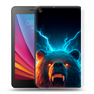 Силиконовый чехол на Huawei MediaPad T2 7.0 с принтом Медведь