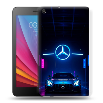 Силиконовый чехол на Huawei MediaPad T2 7.0 с принтом Mercedes Мерседес