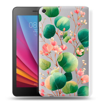 Силиконовый чехол на Huawei MediaPad T2 7.0 с принтом женский