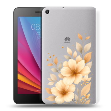 Силиконовый чехол на Huawei MediaPad T2 7.0 с принтом для девушки