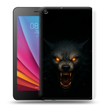 Силиконовый чехол на Huawei MediaPad T2 7.0 с принтом Волк