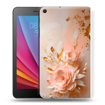 Силиконовый чехол на Huawei MediaPad T2 7.0 с принтом женский