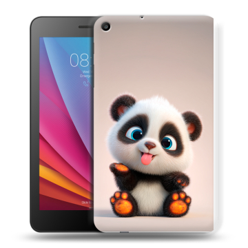 Силиконовый чехол на Huawei MediaPad T2 7.0 с принтом милая панда
