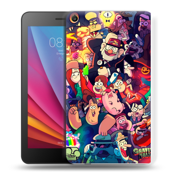 Силиконовый чехол на Huawei MediaPad T2 7.0 с принтом Gravity Falls Гравити Фолз