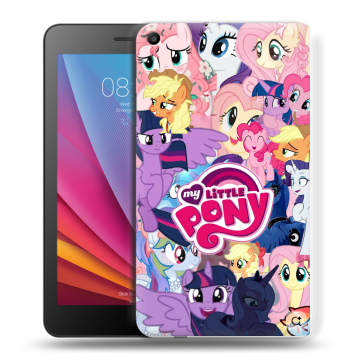 Силиконовый чехол на Huawei MediaPad T2 7.0 с принтом My little pony Дружба чудо