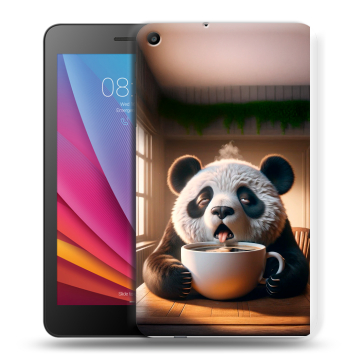Силиконовый чехол на Huawei MediaPad T2 7.0 с принтом смешная панда