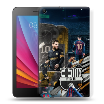 Силиконовый чехол на Huawei MediaPad T2 7.0 с принтом Messi Barcelona Силиконовый чехол на Huawei MediaPad T2 7.0 с принтом Messi Barcelona