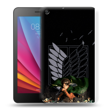 Силиконовый чехол на Huawei MediaPad T2 7.0 с принтом Атака титанов
