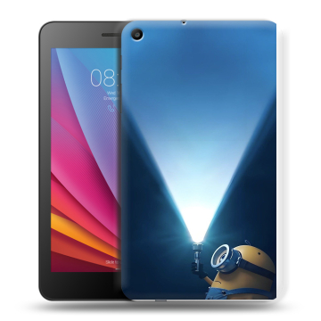 Силиконовый чехол на Huawei MediaPad T2 7.0 с принтом Миньоны