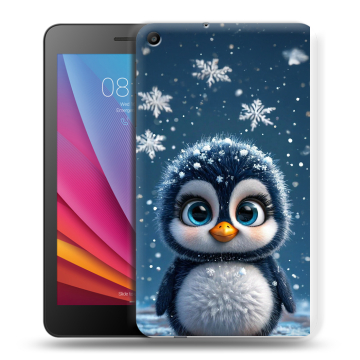 Силиконовый чехол на Huawei MediaPad T2 7.0 с принтом Новый год