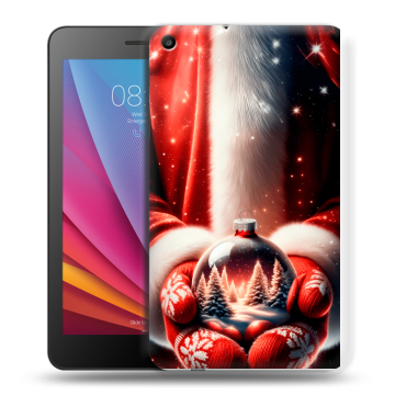 Силиконовый чехол на Huawei MediaPad T2 7.0 с принтом Новый год
