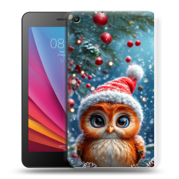 Силиконовый чехол на Huawei MediaPad T2 7.0 с принтом Новый год