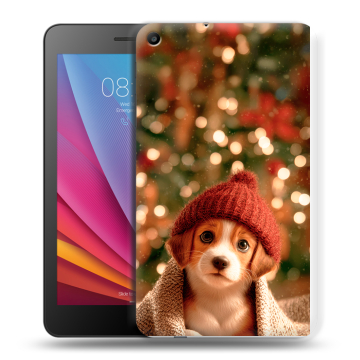 Силиконовый чехол на Huawei MediaPad T2 7.0 с принтом Новый год