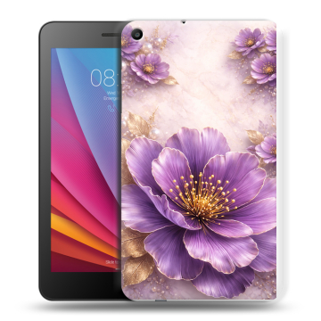 Силиконовый чехол на Huawei MediaPad T2 7.0 с принтом женский