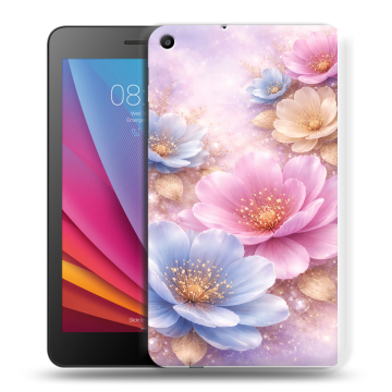 Силиконовый чехол на Huawei MediaPad T2 7.0 с принтом женский
