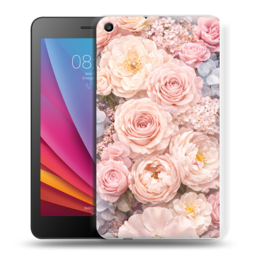 Силиконовый чехол на Huawei MediaPad T2 7.0 с принтом женский