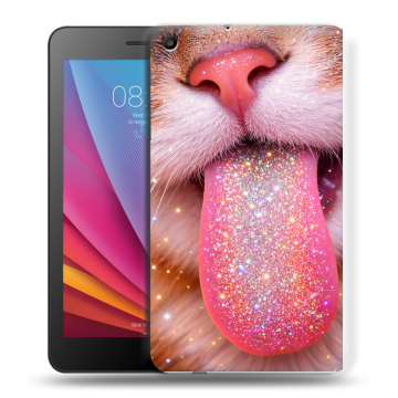 Силиконовый чехол на Huawei MediaPad T2 7.0 с принтом для девочек
