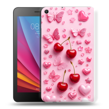 Силиконовый чехол на Huawei MediaPad T2 7.0 с принтом для девочек