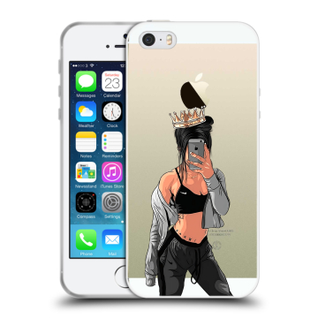 Пластиковый чехол на Iphone 5 с принтом Женские принты Пластиковый чехол на Iphone 5 с принтом Женские принты