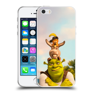 Пластиковый чехол на Iphone 5 с принтом Шрек Shrek