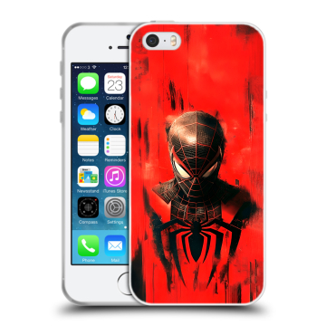 Пластиковый чехол на Iphone 5 с принтом человек паук spiderman Пластиковый чехол на Iphone 5 с принтом человек паук spiderman