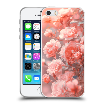 Пластиковый чехол на Iphone 5 с принтом Розы цветы Пластиковый чехол на Iphone 5 с принтом Розы цветы