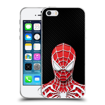 Пластиковый чехол на Iphone 5 с принтом человек паук spiderman Пластиковый чехол на Iphone 5 с принтом человек паук spiderman