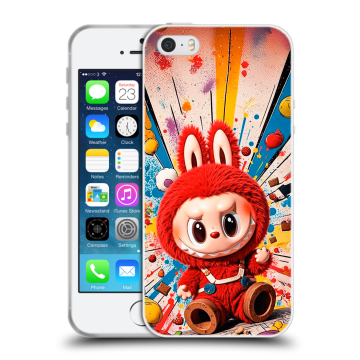 Пластиковый чехол на Iphone 5 с принтом Labubu Лабубу Пластиковый чехол на Iphone 5 с принтом Labubu Лабубу