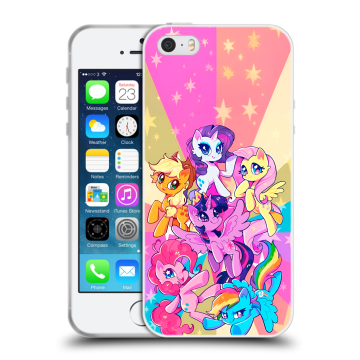 Пластиковый чехол на Iphone 5 с принтом My little pony Дружба чудо Пластиковый чехол на Iphone 5 с принтом My little pony Дружба чудо
