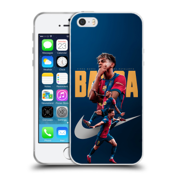 Пластиковый чехол на Iphone 5 с принтом Барселона Barca Yamal Пластиковый чехол на Iphone 5 с принтом Барселона Barca Yamal