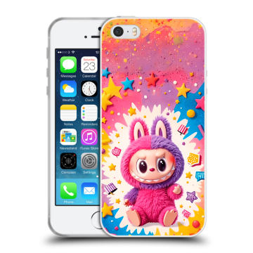 Пластиковый чехол на Iphone 5 с принтом Labubu Лабубу Пластиковый чехол на Iphone 5 с принтом Labubu Лабубу