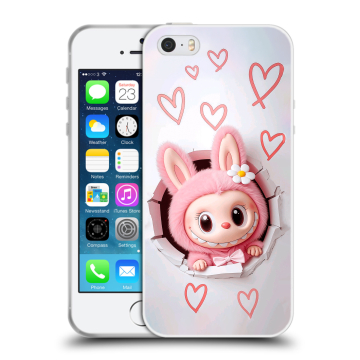 Пластиковый чехол на Iphone 5 с принтом Labubu Лабубу