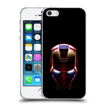 Пластиковый чехол на Iphone 5 с принтом IronMan Железный человек Пластиковый чехол на Iphone 5 с принтом IronMan Железный человек