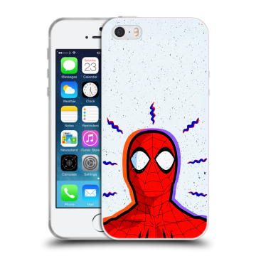 Пластиковый чехол на Iphone 5 с принтом Spiderman Человек паук