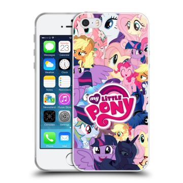 Пластиковый чехол на Iphone 5 с принтом My little pony Дружба чудо