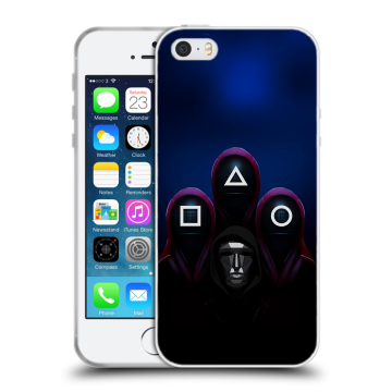 Пластиковый чехол на Iphone 5 с принтом Игра Кальмара