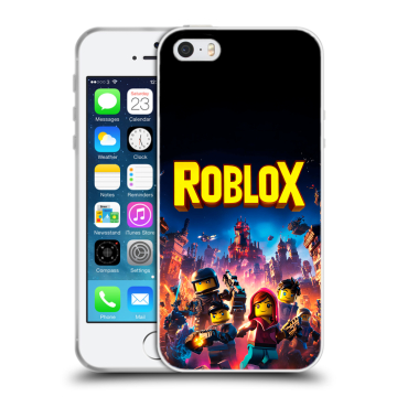 Пластиковый чехол на Iphone 5 с принтом Roblox Роблокс Пластиковый чехол на Iphone 5 с принтом Roblox Роблокс