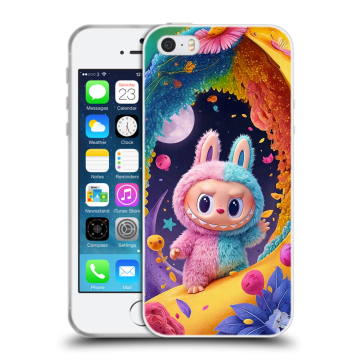 Пластиковый чехол на Iphone 5 с принтом Labubu Лабубу Пластиковый чехол на Iphone 5 с принтом Labubu Лабубу