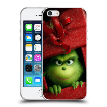 Пластиковый чехол на Iphone 5 с принтом Новый год