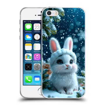Пластиковый чехол на Iphone 5 с принтом Новый год