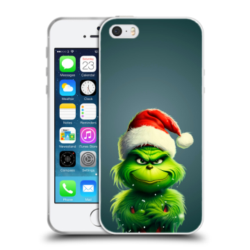 Пластиковый чехол на Iphone 5 с принтом Новый год