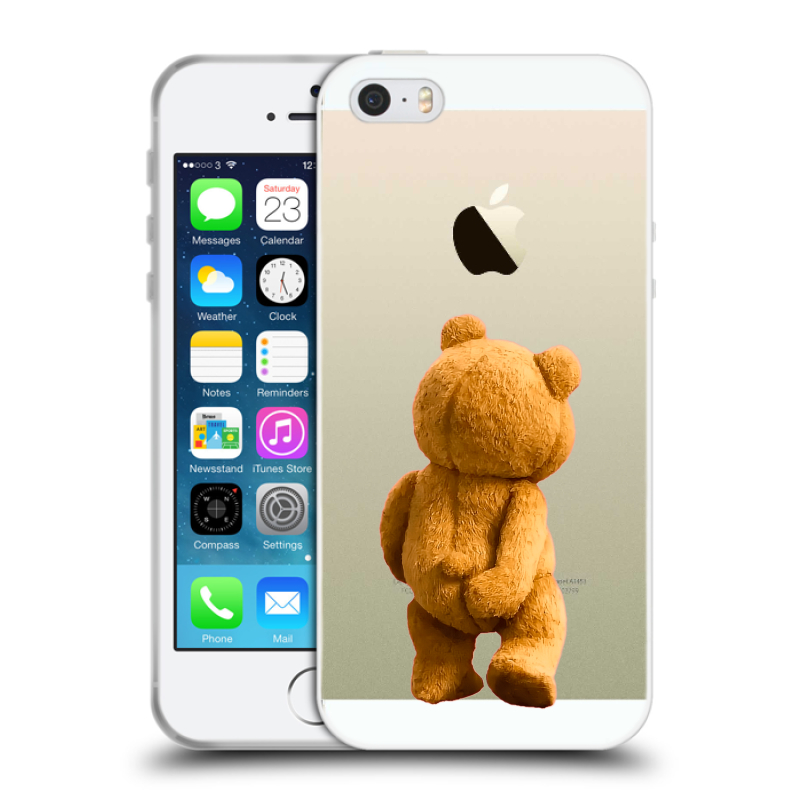 Пластиковый чехол на Iphone 5 с принтом Медведь Пластиковый чехол на Iphone 5 с принтом Медведь